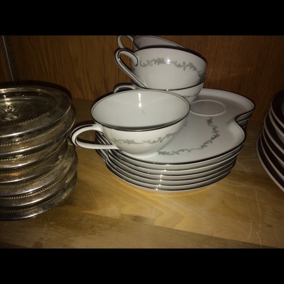 Noritake tea and cake set. Porcelain. - Picture 3 of 3